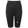 Women’s TriDri® ribbed seamless '3D Fit' cycle shorts Thumbnail